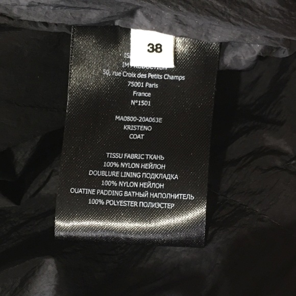 Isabel Marant Etoile Metallic Puffer Coat - Picture 8 of 8